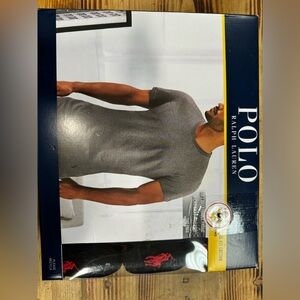 Polo Ralph Lauren 3 Pack Shirts XL Classic Fit Cotton Crew Neck Undershirts